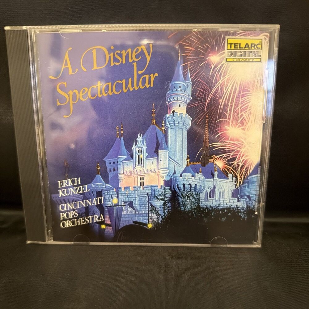 Erich Kunzel Disney Spectacular CD 1989 Cincinnati Pops Orchestra Telarc Disney